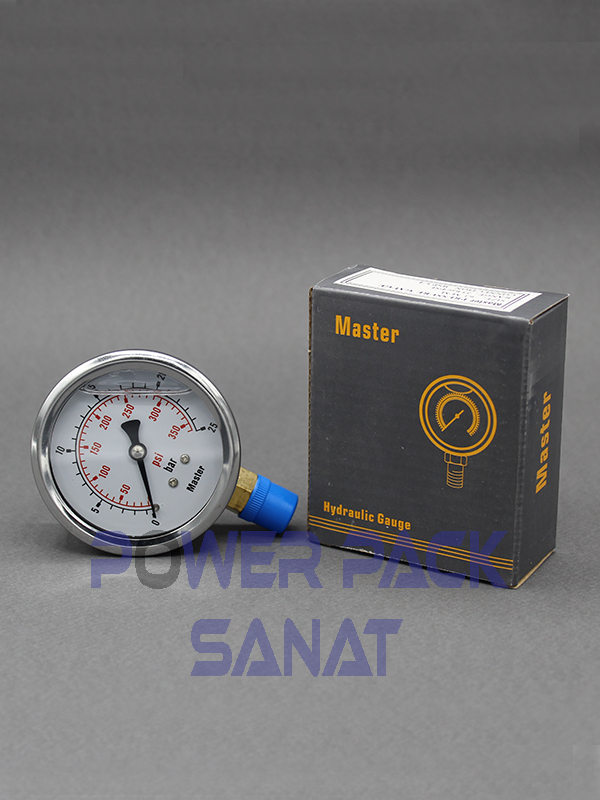 فشارسنج هیدرولیک (ایستاده) - مانومتر هیدرولیک - گیج فشار هیدرولیک