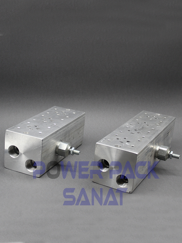 بلوک هیدرولیک / بلوک زیر شیری هیدرولیک / بلوک زیرشیری هیدرولیک فشارشکن دار