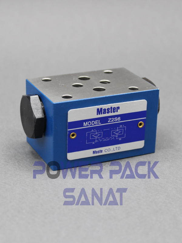 قفل کن زیرشیری هیدرولیک / چکولو پیلوت دار مادولار / (Modular operated check valve)