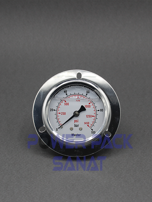 فشارسنج هیدرولیک (تابلویی) - مانومتر هیدرولیک - گیج فشار هیدرولیک