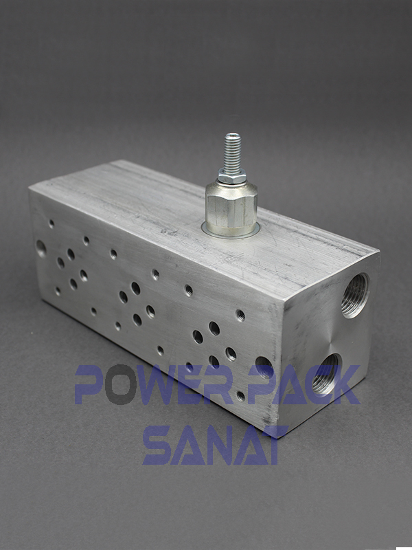 بلوک هیدرولیک / بلوک زیر شیری هیدرولیک / بلوک زیرشیری هیدرولیک فشارشکن دار