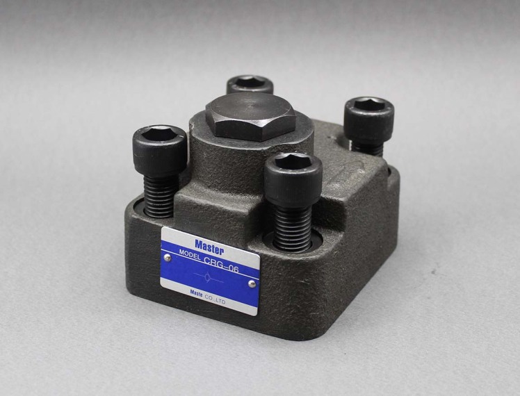شیر یکطرفه بلوکی هیدرولیک (Right Angle Check Valve) برند Master مدل CRG-06