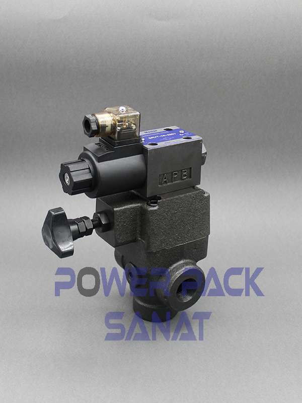 شیر فشارشکن برقی بلوکی/ شیر فشارشکن برقی پیلوتدار / Pilot Operated Relief Valve