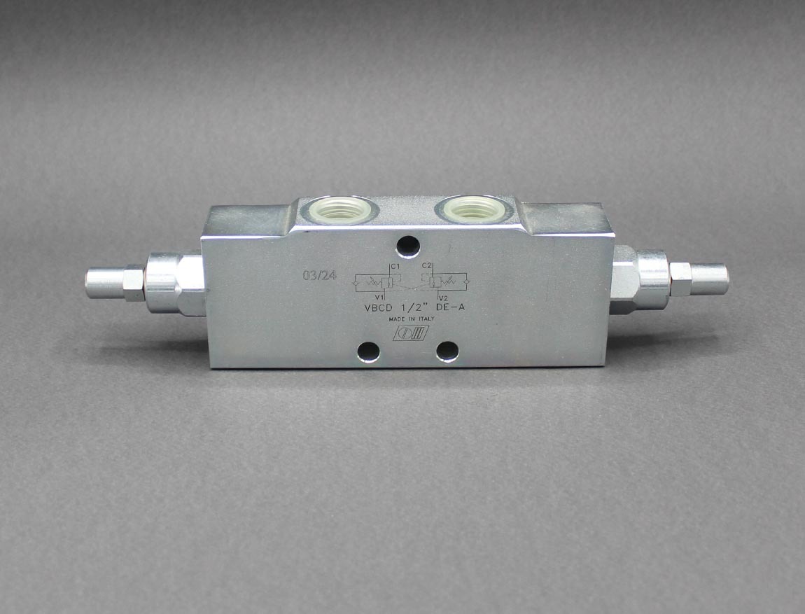 شیر کانتربالانس دوبل (Double Counterbalance Valve) هیدرولیک برند Marchesini مدل VBCD 1/2