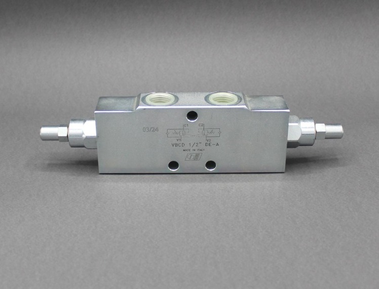 شیر کانتربالانس دوبل (Double Counterbalance Valve) هیدرولیک برند Marchesini مدل VBCD 1/2