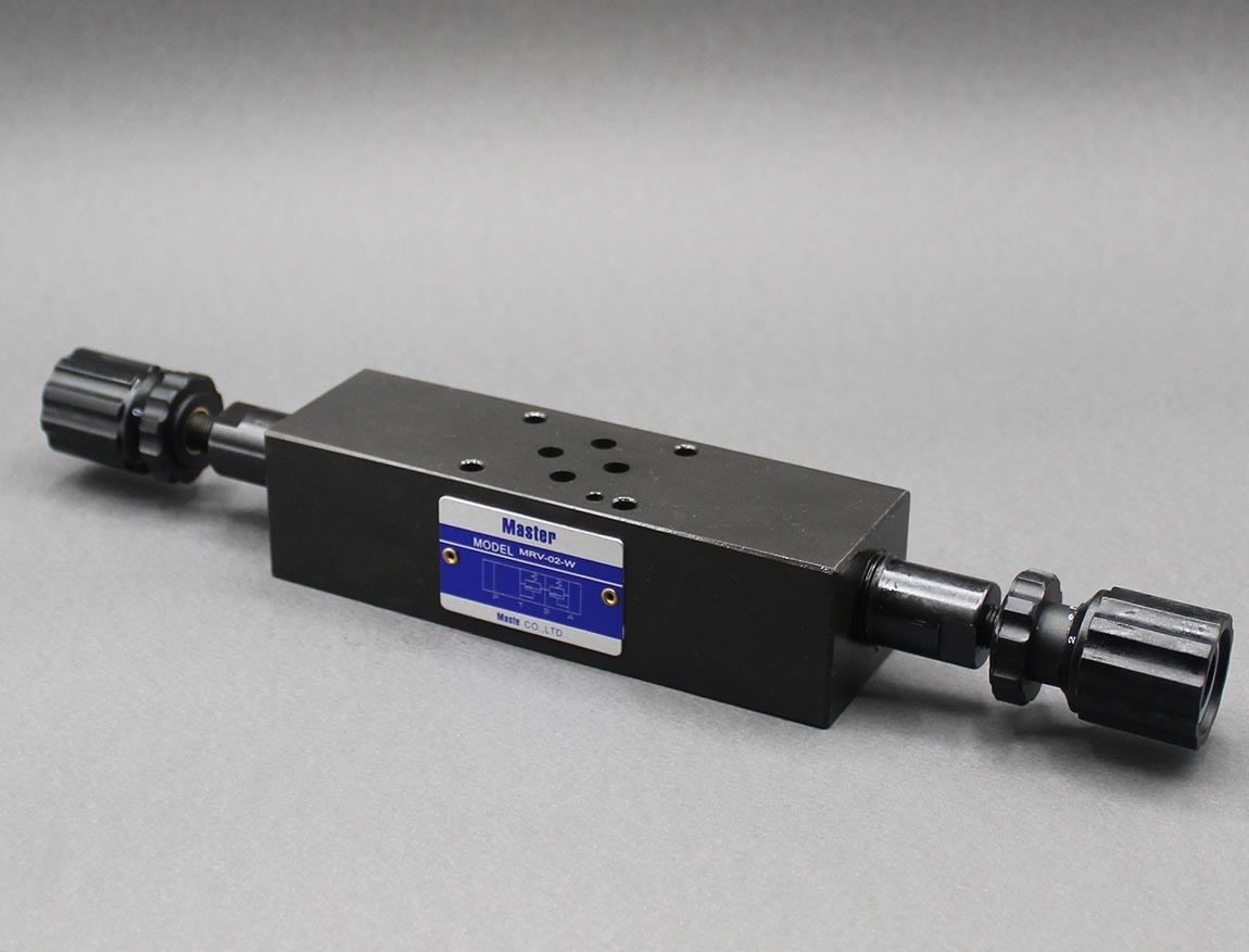 شیر فشارشکن زیرشیری هیدرولیک برند Master مدل MRV-02-W مناسب کنترل فشار خط A و B
